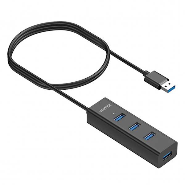 Aktywny hub USB-A 5Gbps, 4 porty USB-A  Y-3089V01 