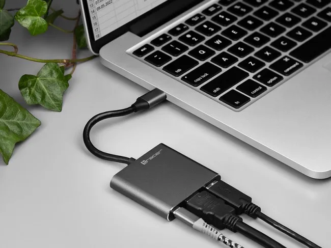 Tracer adapter A-1, USB-C, HDMI 4K, USB 3.0, PD 100W