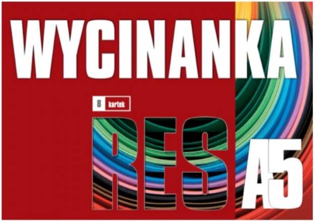 Wycinanka wielokolorowa A5 8 kartek RES