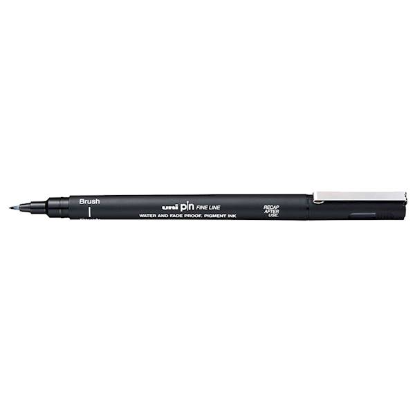 UNI PIN BLACK BRUSH PEN BR200(S)PURPLE