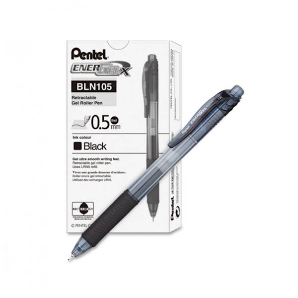 Długopis żelowy Pentel BLN105 0,5mm czarny