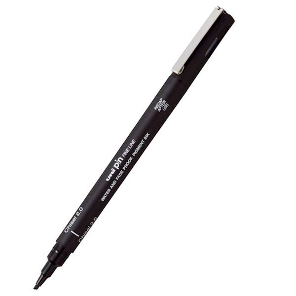 Cienkopis Uni Pin 2,00 czarny CS2
