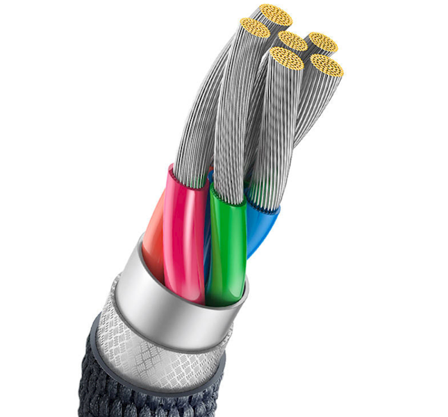 Kabel USB do USB-C 100W, 2m (czarny) Baseus Crystal Shine