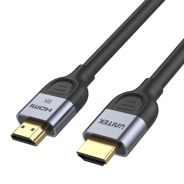 Kabel HDMI 2m 2.1 8K 60Hz, czarny,