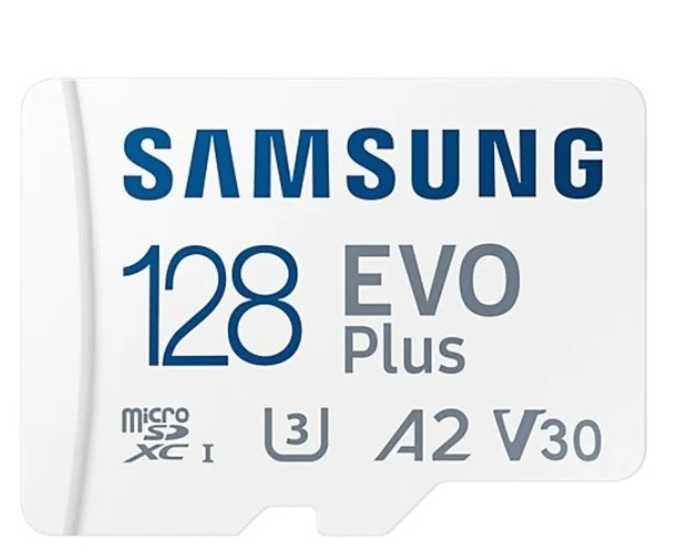 Samsung EVO PLUS microSDXC 128GB UHS-I U3 Zapis 100MB/s Odczyt 160MB/s