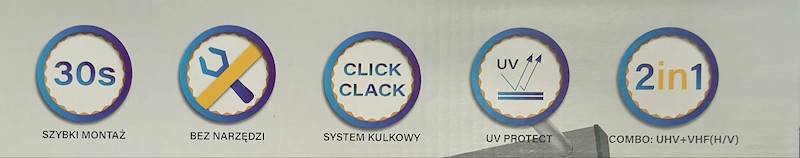 Antena DVB-T Galaxy VIVA zew. TV Republika
