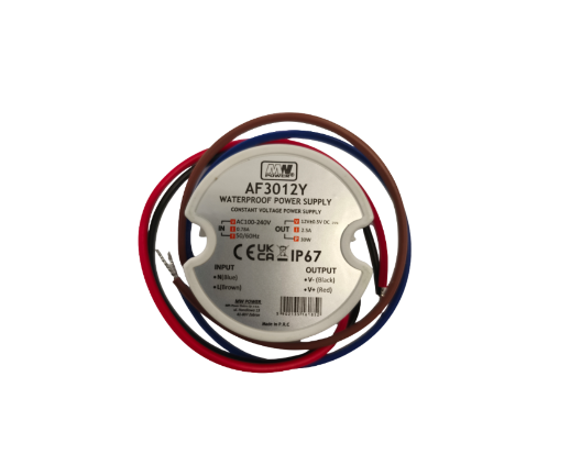 Zasilacz do puszkowy  30W 12V/2.5A 100-24VAC 0,78A  AF3012Y rund LED power supply IP67 30W