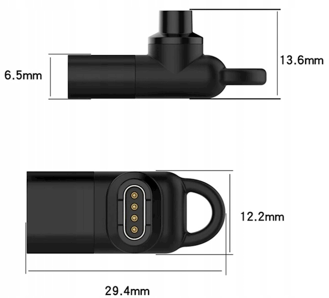 Adapter USB TYP-C zegarek Garmin -ładowanie