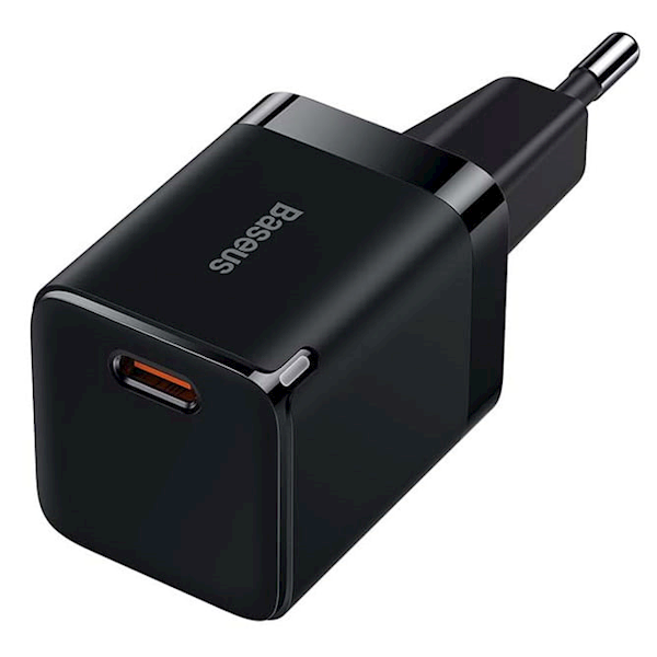 Ładowarka sieciowa Baseus GaN3 USB-C 30W Czarna 