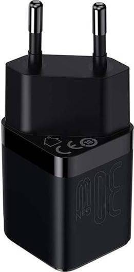 Ładowarka sieciowa Baseus GaN3 USB-C 30W Czarna 