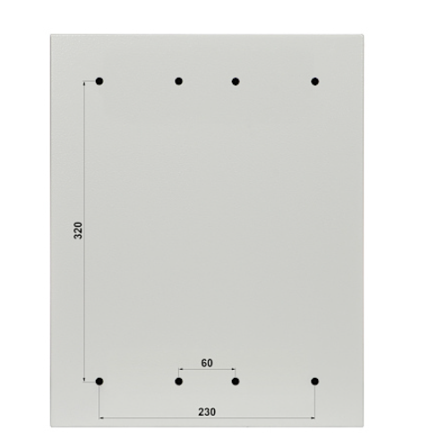 HERMETYCZNA SZAFA RACK WISZĄCA R10-6U/230/L