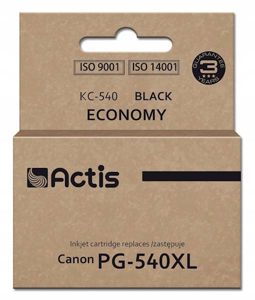 Tusz Actis PG-540 XL do Canon MG2150 MG3150 MG3250 MG3550 MG3650 MG4150 MG4250 MX375 MX395 MX435 MX455 MX475 MX515 MX525 TS5150