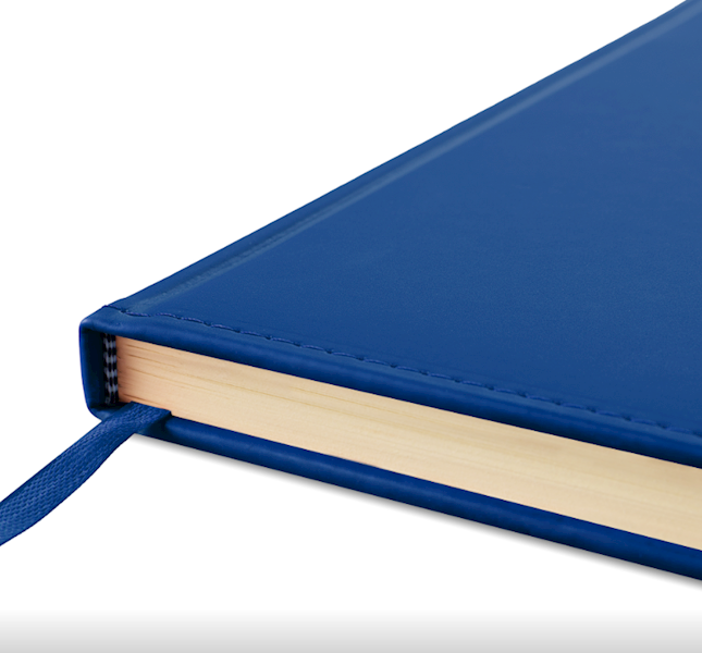 Notes A5 Easy czarny 144 strony kratka twarda okładka gumka wstążka możliwość personalizacji