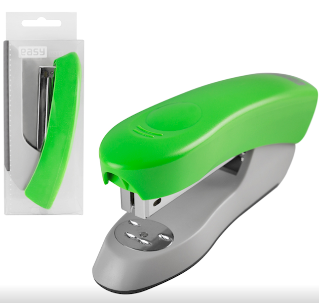Zszywacz biurowy Easy 25 kartek zielony plastik/metal