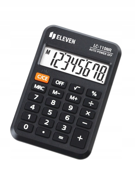 Kalkulator kieszonkowy szkolny mini  Eleven LC110NR
