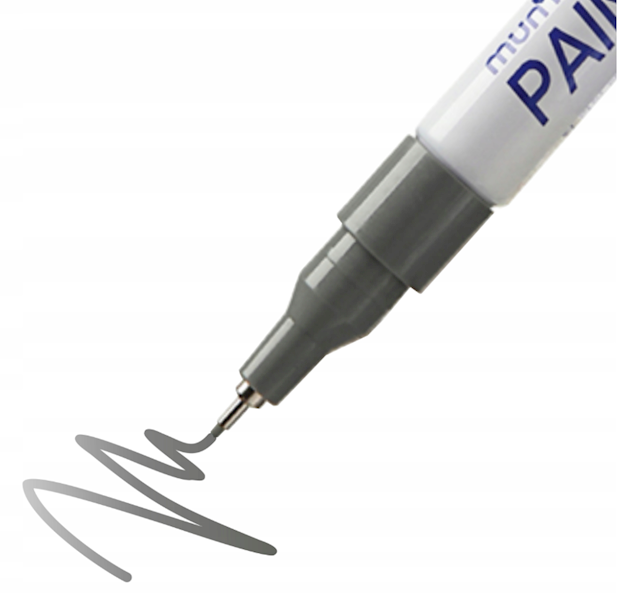Marker olejowy MunHwa 1 mm srebny