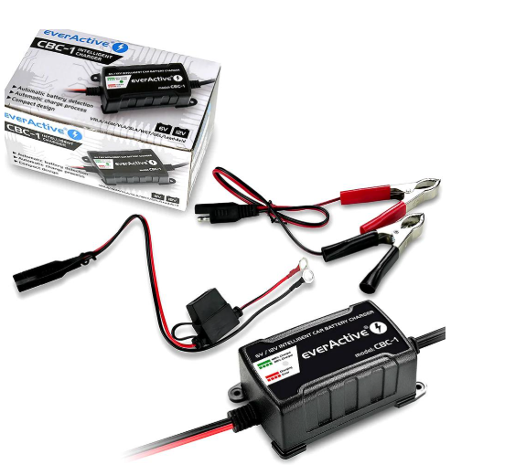 Ładowarka prostownik do akumulatorów 6V/12V everActive 14V/1A CBC-1