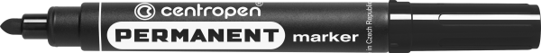 Marker okrągły Centropen nr 8566 2,5mm czarny