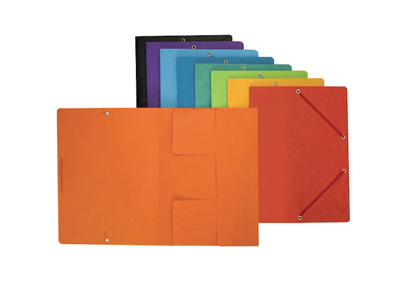 Teczka preszpanowa A4 z gumką – 390 g/m² mix kolor-1szt