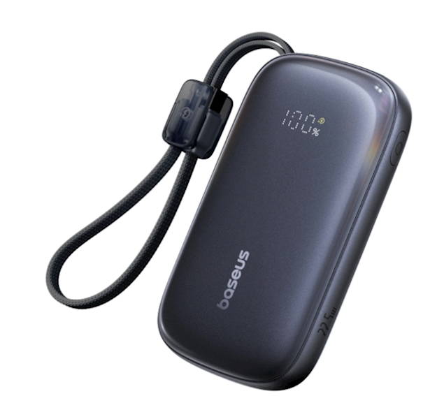 Powerbank Wozinsky K65+ 65W 30000mAh 2x USB-C, 1x USB-A 65W - szary