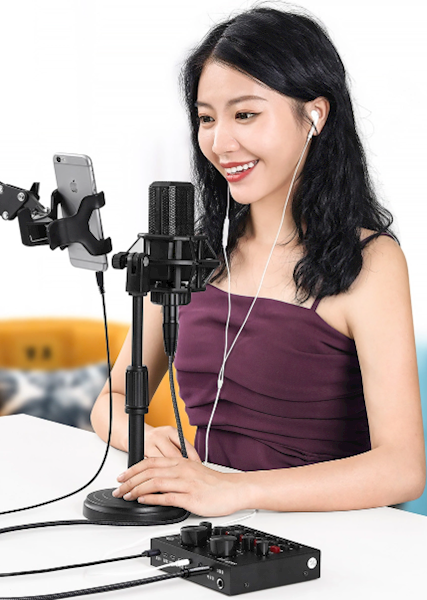 Kabel audio 3.5mm mini jack (męski) - XLR (żeński) 1m czarny (AV182)