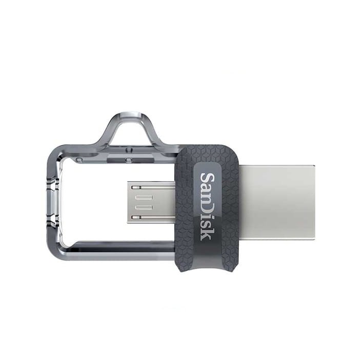 Pendrive SanDisk Ultra Dual Drive SDDD3-064G-G46 (64GB; microUSB, USB 3.0; kolor czarny)