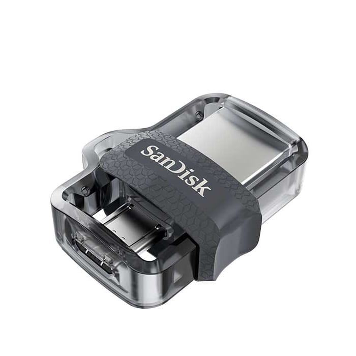 Pendrive SanDisk Ultra Dual Drive SDDD3-064G-G46 (64GB; microUSB, USB 3.0; kolor czarny)