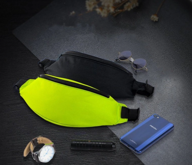 Pas do biegania saszetka nerka etui na telefon klucze dokumenty portfel czarny