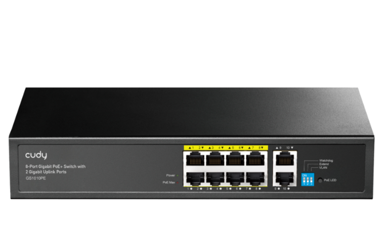 SWITCH POE GS1010PE 8-PORTOWY CUDY
