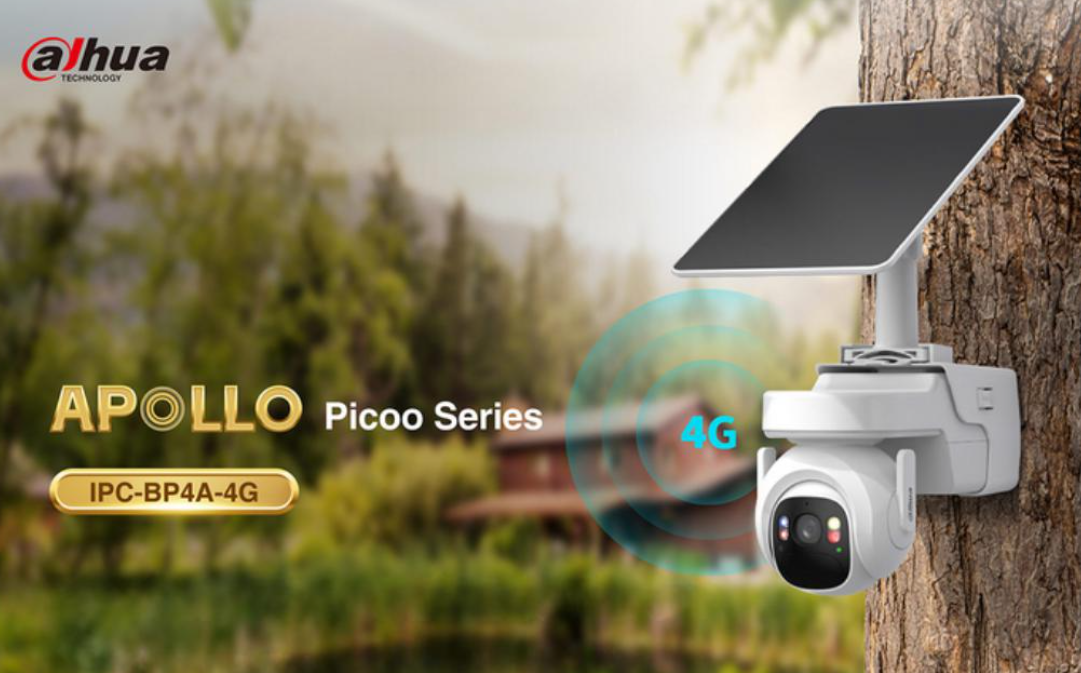 Zestaw Dahua Kamera 4 MPx, 360° 4G Panel KIT/BP4A-4G-0360B/M0508 