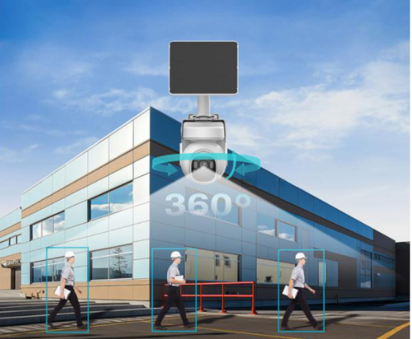 Zestaw Dahua Kamera 4 MPx, 360° 4G Panel KIT/BP4A-4G-0360B/M0508 