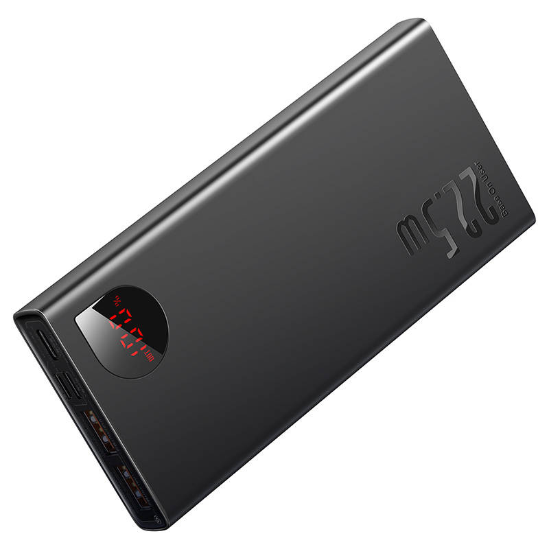 Baseus Adaman Metal 10000mAh 22.5W czarny