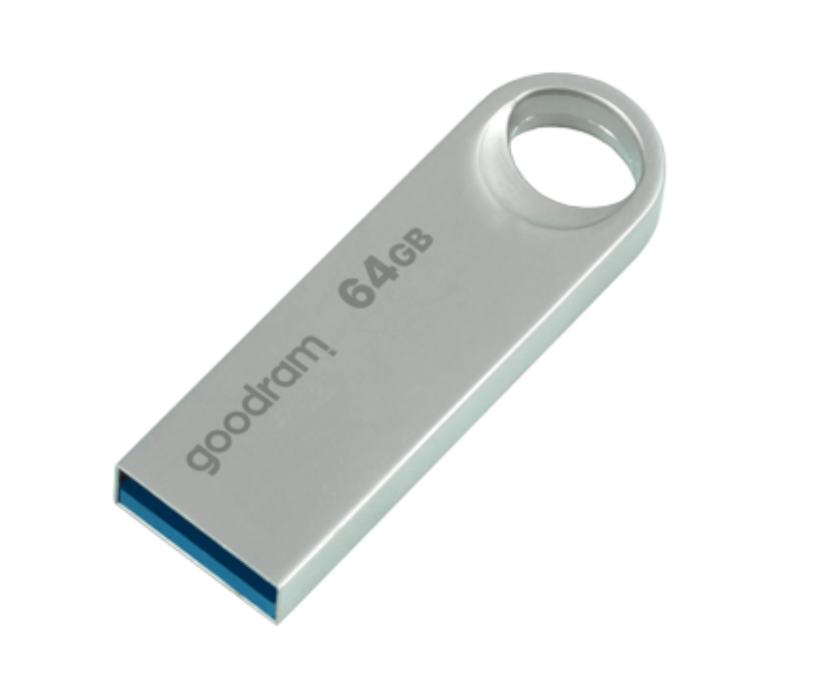 GOODRAM FLASHDRIVE 64GB UNO3 SILVER USB 3.2 Gen 1