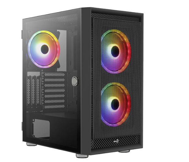 Obudowa AEROCOOL PGS GRAPHITE-G-BK-v2 FRGB czarna