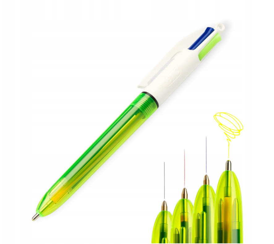 Długopis 4w1 BIC Colours Fluorescent – 1szt