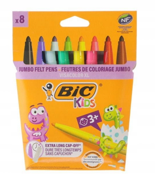 BIC Kids VisaColor XL – flamastry 8 szt.