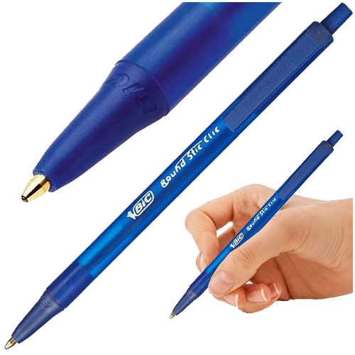Długopis Bic Round Stick Click niebieski