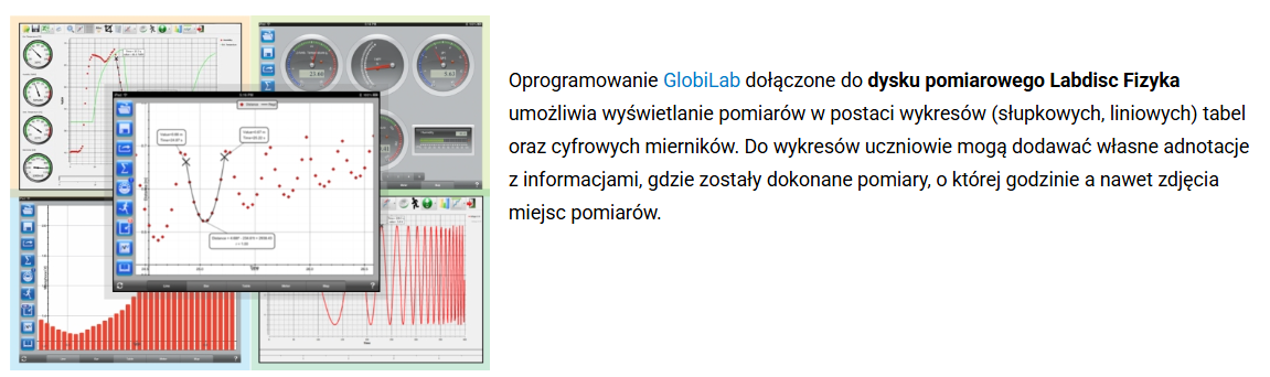 Dyski pomiarowy Labdisc Fizyka (11 czujników pomiarowych)
