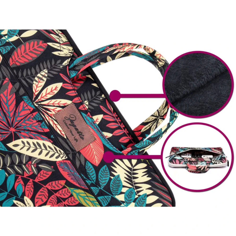 Torba na laptopa w kwiaty 14,1" ZG628