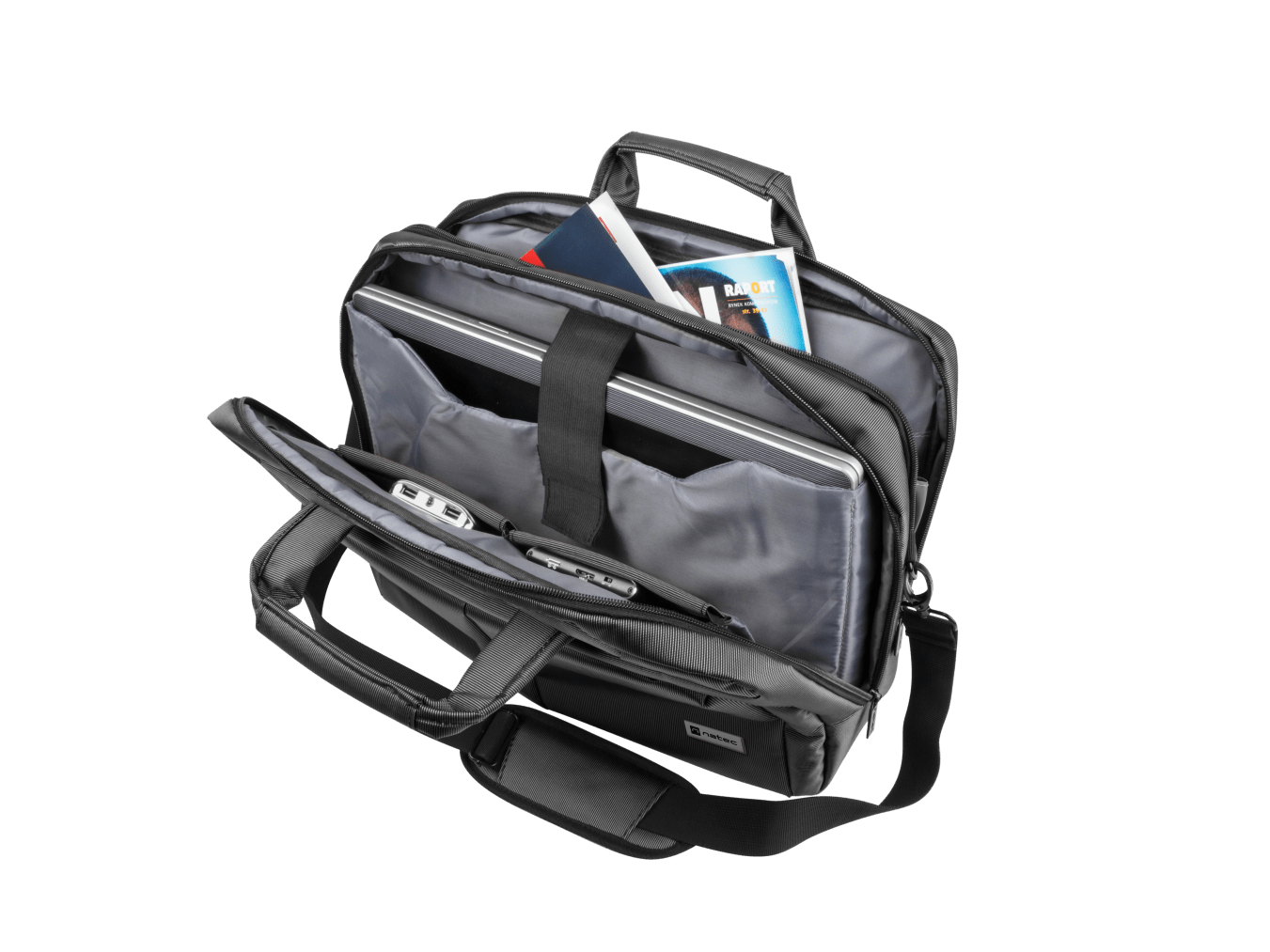 Torba na laptopa NATEC Gazelle (15,6"; kolor grafitowy)NTO-0812 