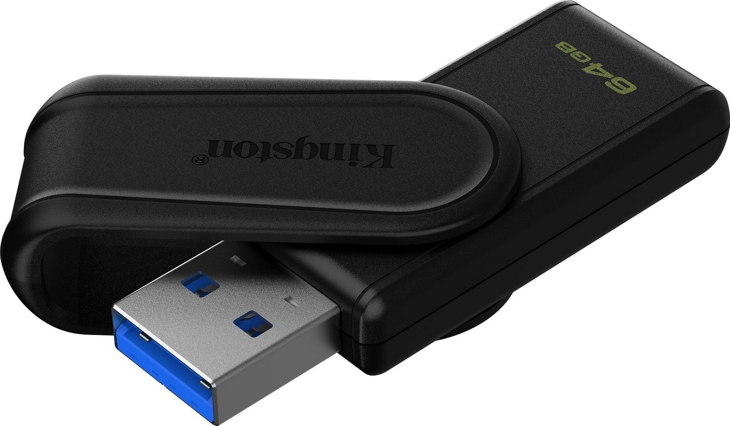 PENDRIVE KINGSTON 64GB Portable USB Black
