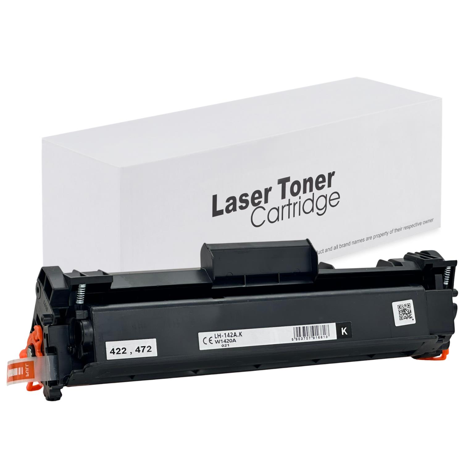 Toner do HP-142A | W1420A | black 950 pag. neutral box