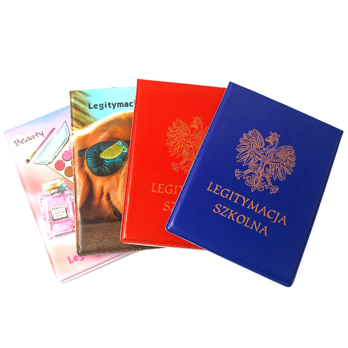 Okładka na legitymacje szkolną PVC mix