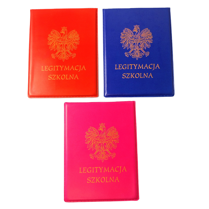 Okładka na legitymacje szkolną PVC mix