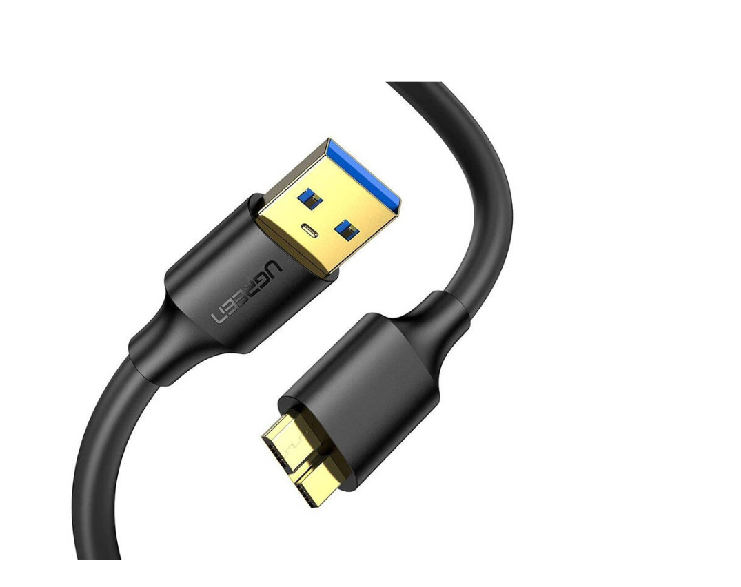 Kabel UGREEN US130 USB-A-micro USB 3.0 0.5m (czarny)