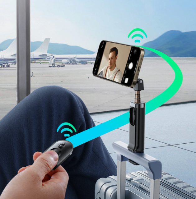 Selfie stick Joyroom JR-ZS509 MagSafe Bluetooth 3w1 czarny