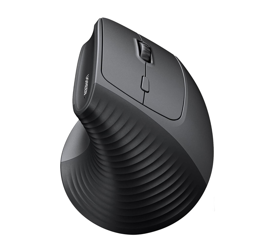Mysz pionowa bezprzewodowa M571 2.4G (czarna)
