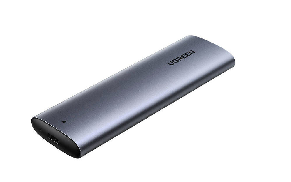 Obudowa dysku UGREEN CM400 M.2 M-key NVMe USB-C (szara)