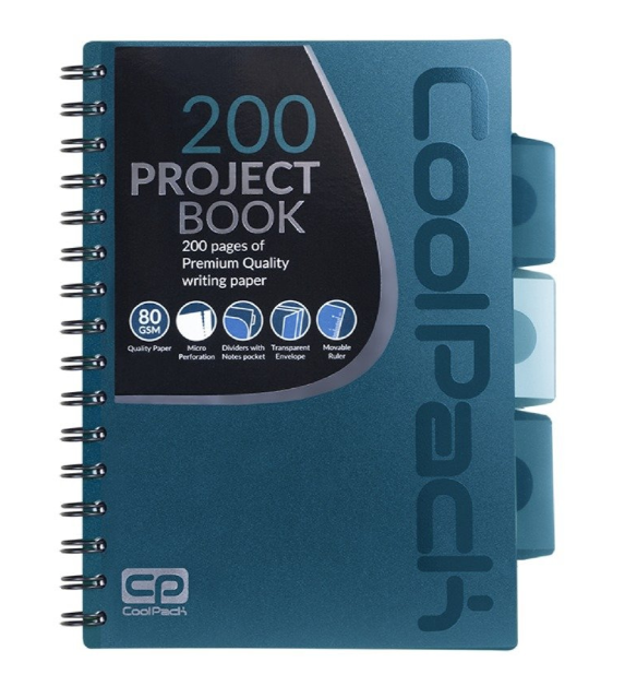 Kołonotes A5/200K kratka reg 3 Cool Pack  Patio