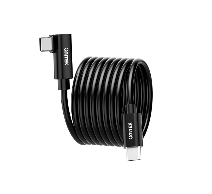 Kabel VR Link Pro USB-C do C obsługuje 5Gps i 60W